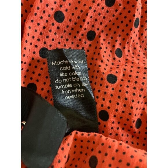 Fun & Flirt long dress women’s medium high low hem mock wrap front - Picture 8 of 8